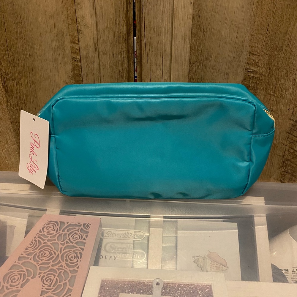 Turquoise Cosmetic Bag